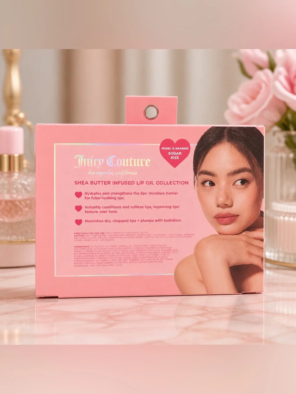 Juicy Couture Shea Butter Lip Oil Collection 5 Piece Set